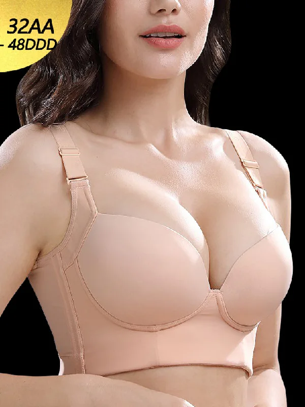 Bra with a matte finish for a more subdued appearance Women Comfort Push Up Glossy Longline T-Shirt Bras Bra with a matte finish for a more subdued appearance Women Comfort Push Up Glossy Longline T-Shirt Bras
