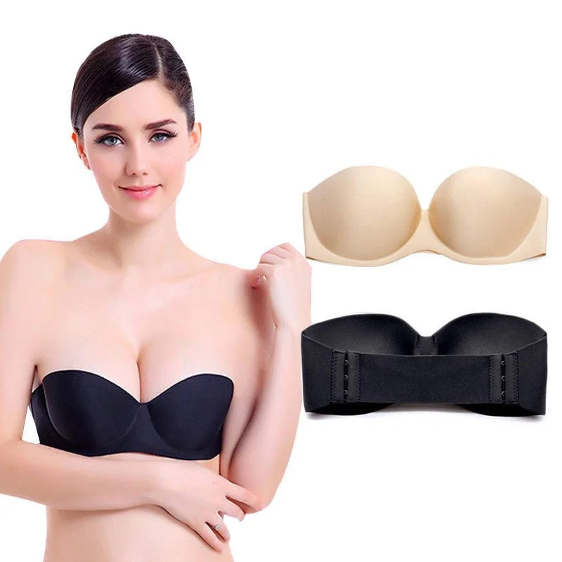 Bra with a textured fabric for added visual interest Women Magic Push Up Bra Strapless Bras Bra with a textured fabric for added visual interest Women Magic Push Up Bra Strapless Bras