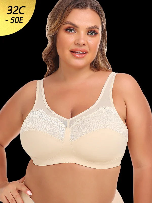 Bra with a breathable lining for a cool feel Women's Breathable Wireless Lift Up Bras Bra with a breathable lining for a cool feel Women's Breathable Wireless Lift Up Bras