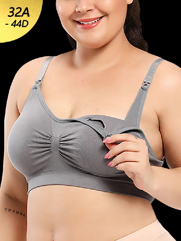 Front - closure bras for easy on and off Women's Sleeping Comfort Wireless Breastfeeding Bras Front - closure bras for easy on and off Women's Sleeping Comfort Wireless Breastfeeding Bras