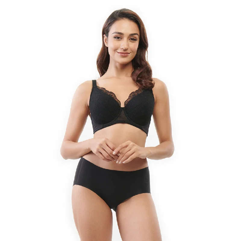 Bra with a plus - size padded strap for reduced shoulder strain XIXILI OXB6051 dania curves floral embroidered demi bra Bra with a plus - size padded strap for reduced shoulder strain XIXILI OXB6051 dania curves floral embroidered demi bra
