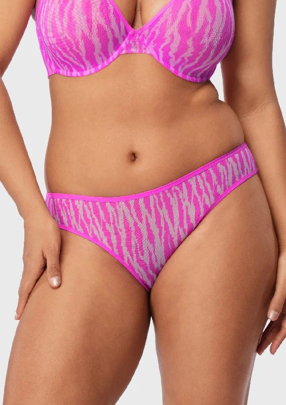 Bra with a reversible design for double the style options Zebra Wild Breathable Barbie Pink Mesh Bikini Underwear Bra with a reversible design for double the style options Zebra Wild Breathable Barbie Pink Mesh Bikini Underwear