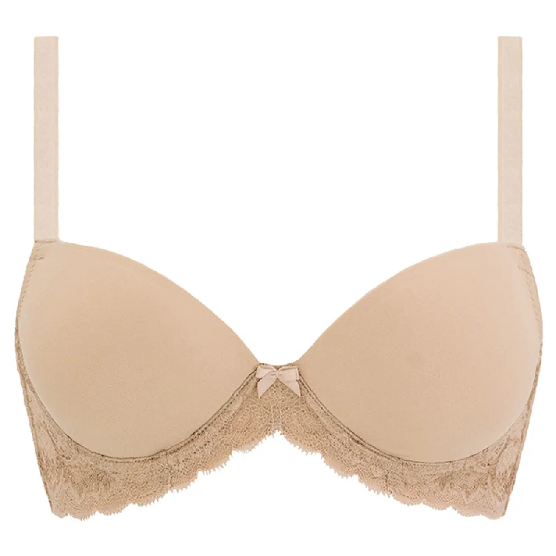 breathable women T Shirt Bras in hot weather Molly Push-Up Plunge T-shirt Bra