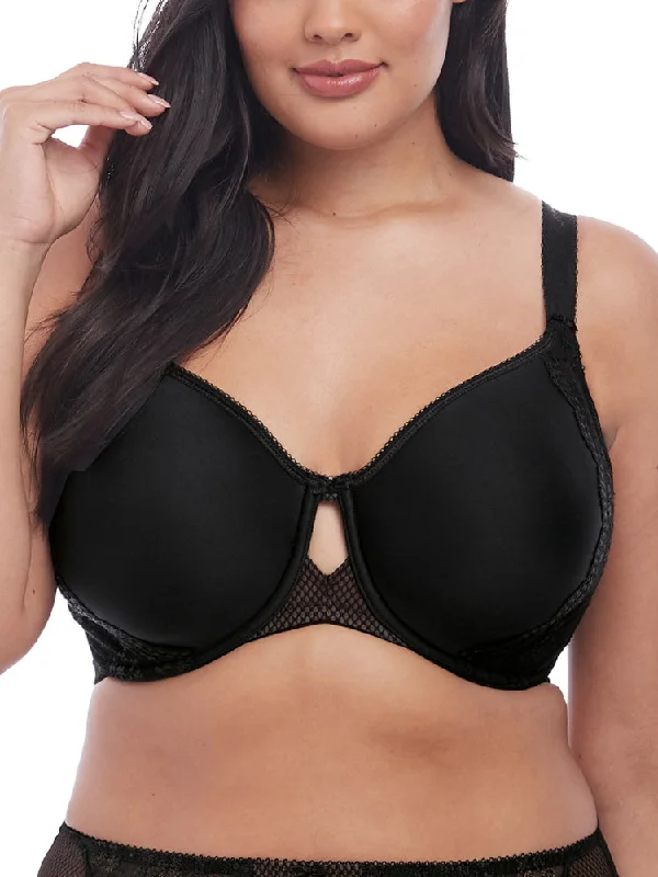 antibacterial women T Shirt Bras for hygiene Charley Moulded Spacer Bra - Black