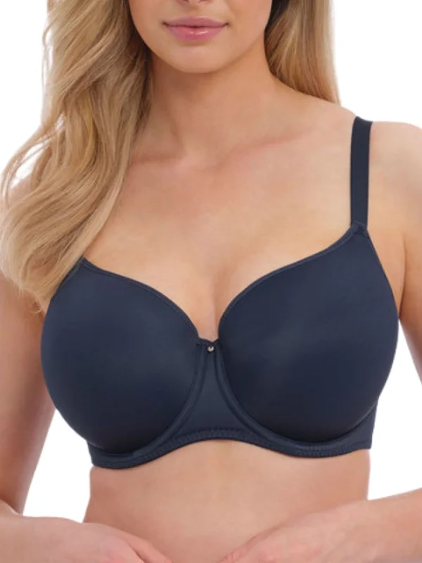 seamless women T Shirt Bras for everyday wear Aura Moulded T-Shirt Bra - Navy