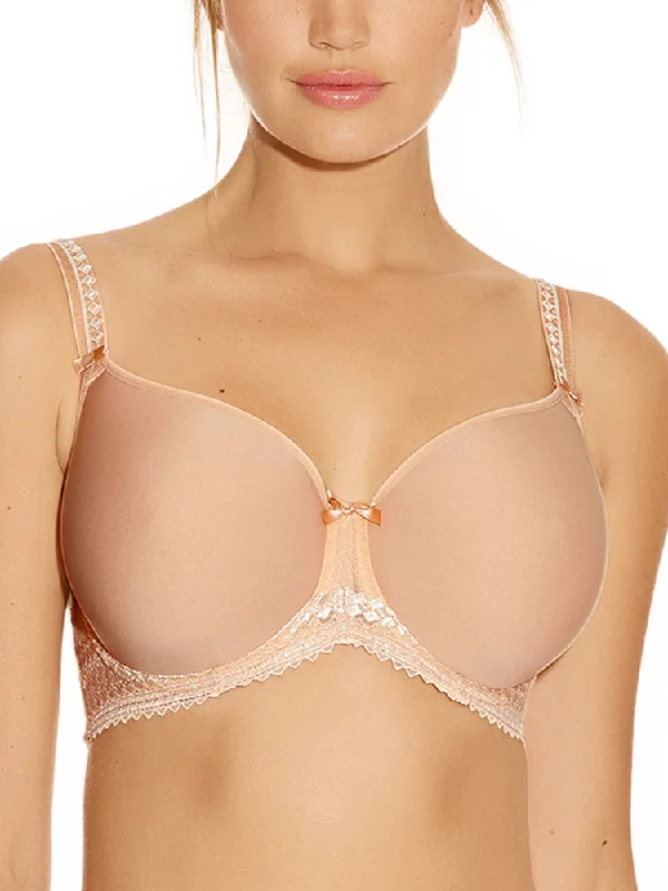 solid color women T Shirt Bras in neutral tones Rebecca Moulded T-Shirt Bra - Nude