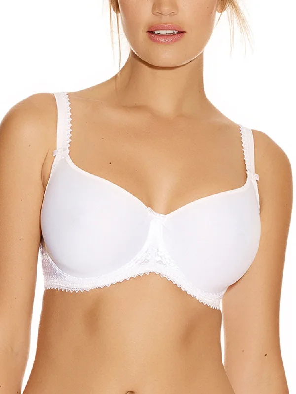 modern style women T Shirt Bras for a contemporary feel Rebecca Moulded T-Shirt Bra - White modern style women T Shirt Bras for a contemporary feel Rebecca Moulded T-Shirt Bra - White