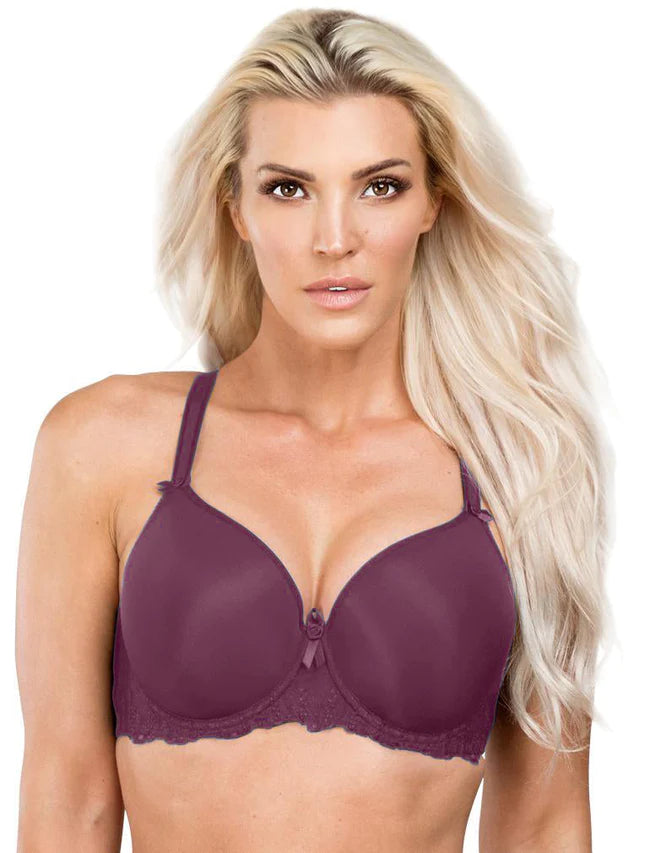 postpartum women T Shirt Bras for comfort Fit Fully Yours Elise Plum/Underwire Moulded Cup (#B1812) postpartum women T Shirt Bras for comfort Fit Fully Yours Elise Plum/Underwire Moulded Cup (#B1812)