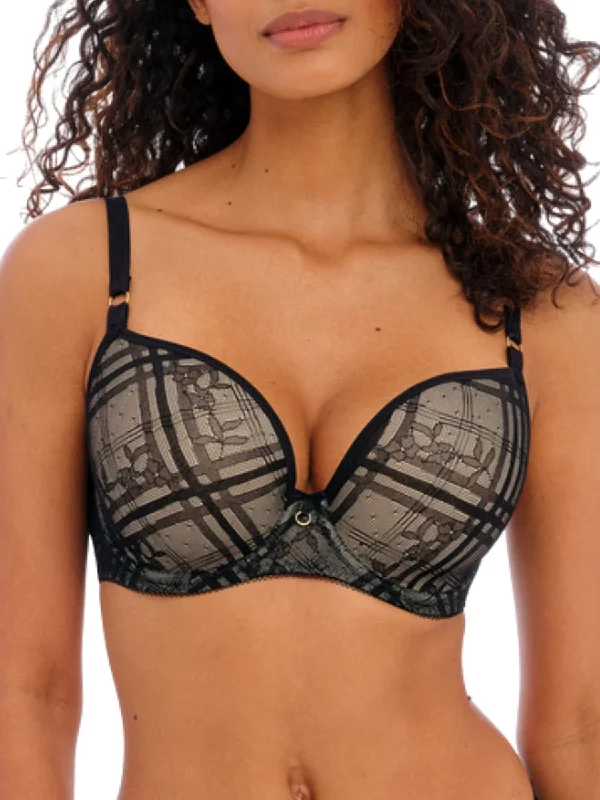 luxury brand women T Shirt Bras for high quality Fatale Moulded Plunge T-Shirt Bra - Noir luxury brand women T Shirt Bras for high quality Fatale Moulded Plunge T-Shirt Bra - Noir