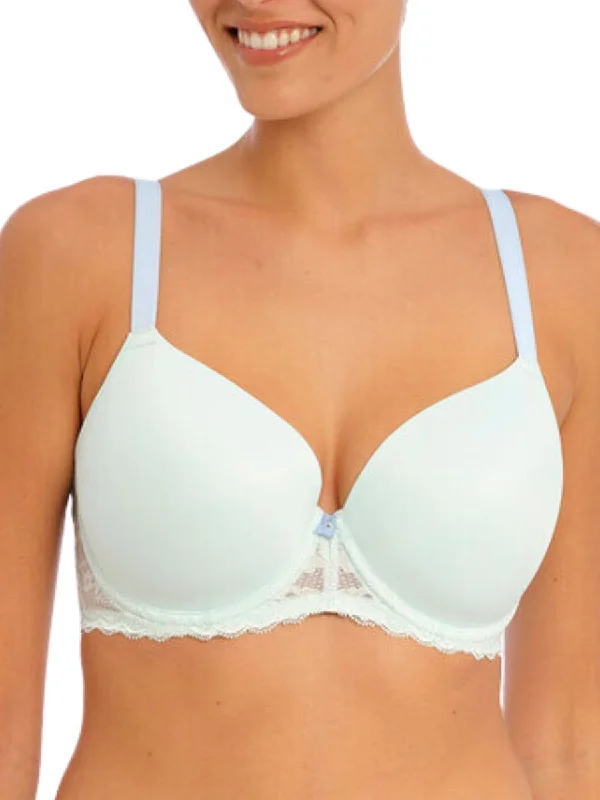 printed women T Shirt Bras with geometric designs Offbeat Moulded Demi T-Shirt Bra - Purewater printed women T Shirt Bras with geometric designs Offbeat Moulded Demi T-Shirt Bra - Purewater
