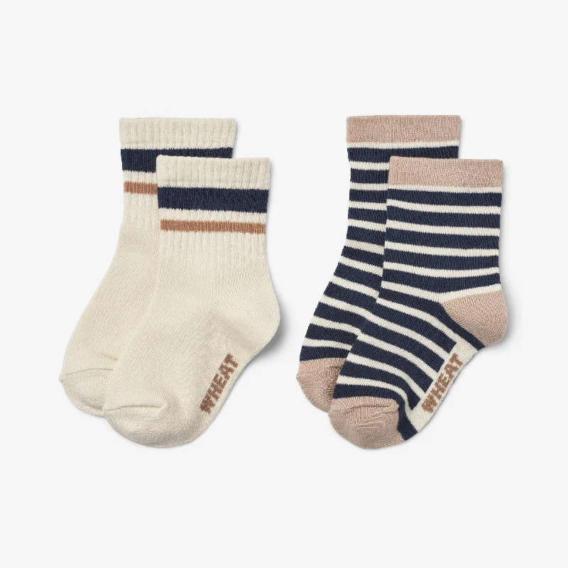 Sheer Tights for Women 2 pk Jamie socks - blue