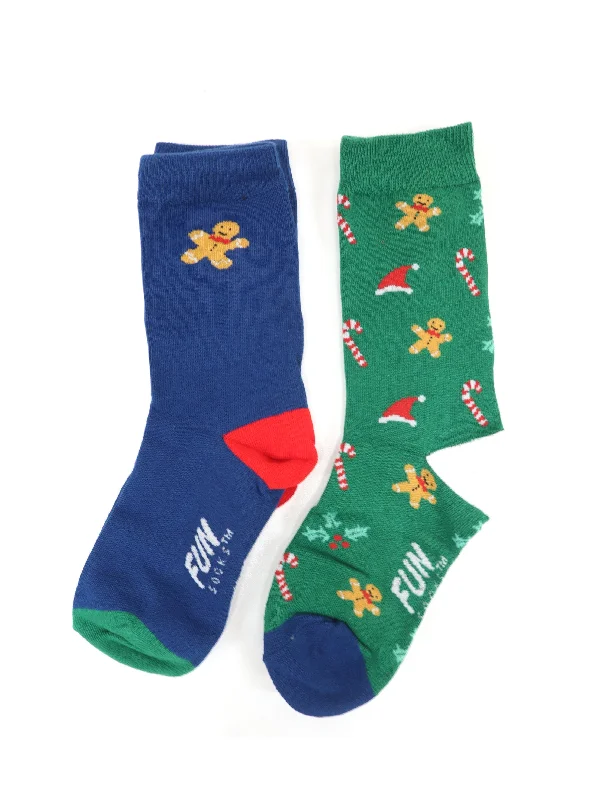 Polka Dot Tights for Women Women's 2 Pair Printed Christmas Socks,Green/Blue
