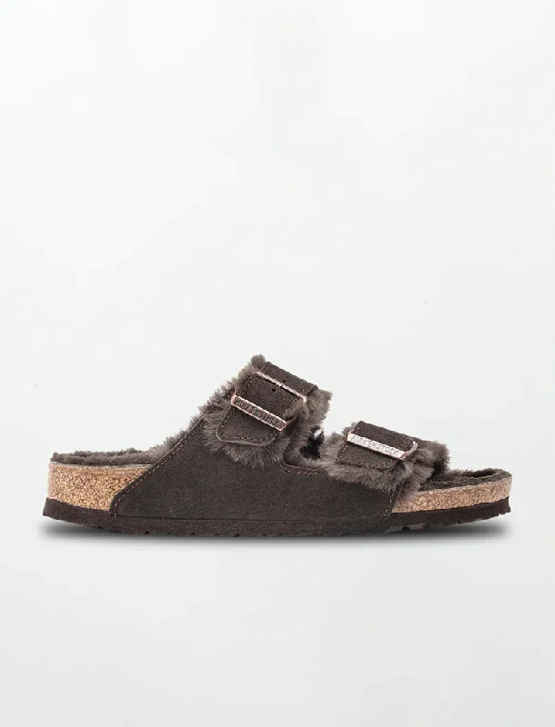 Metallic Sock Slippers for a Shiny Finish​ Arizona Shearling Birkenstock