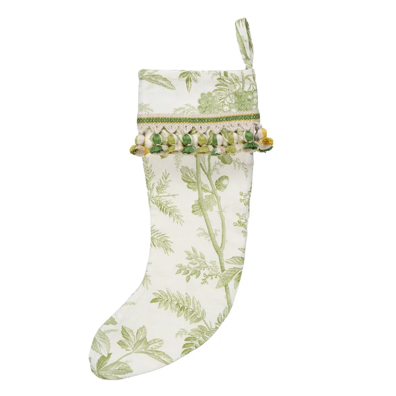 White stockings for a pure and innocent aesthetic Brantwood Vine Stocking, Vine
