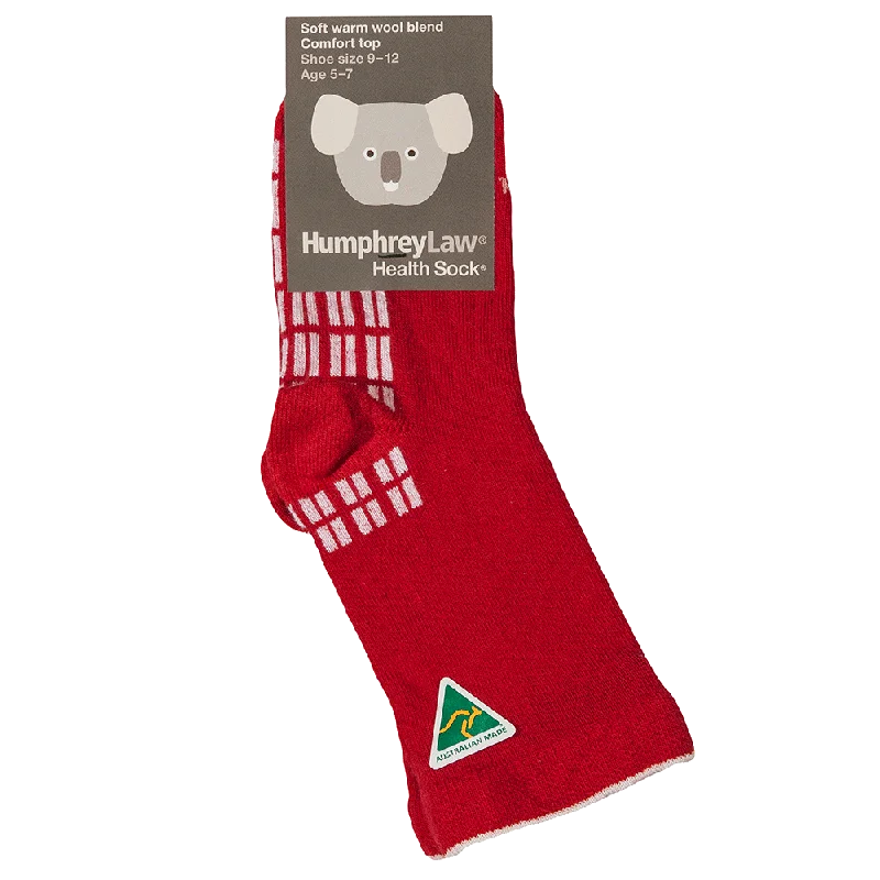 Women's Glitter Tights Childrens Merino Wool Socks - Red