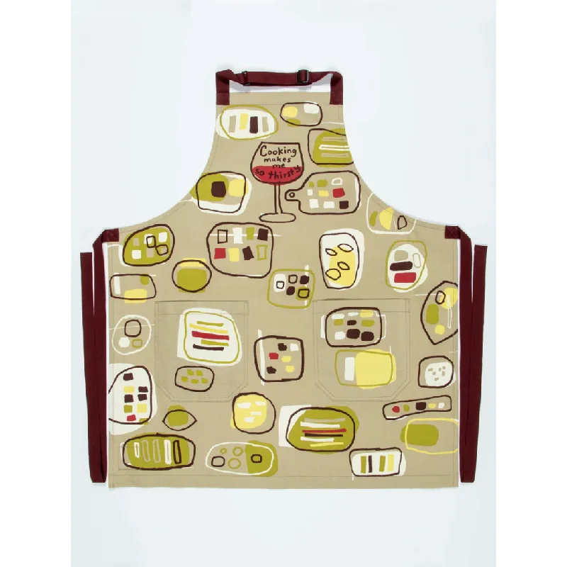 Women's thermal socks for cold weather Cooking Makes Me Thirsty Apron