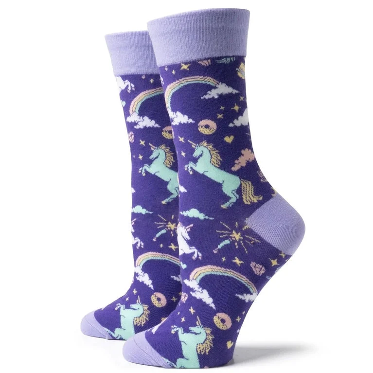 Plus - Size Sock Slippers for a Relaxed Wear​ Rainbow Rider Socks