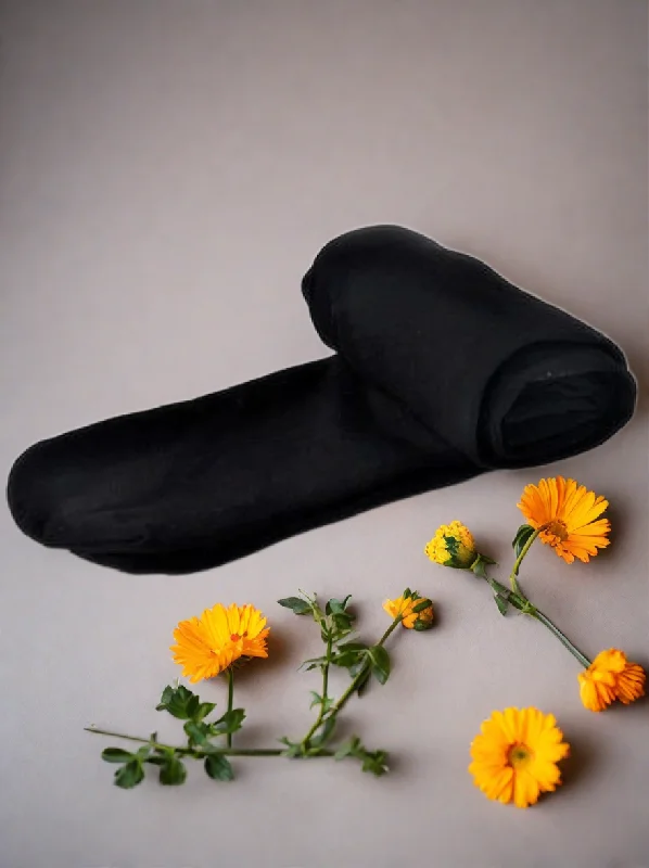 Thigh-High Tights for Women Black Stocking Tights