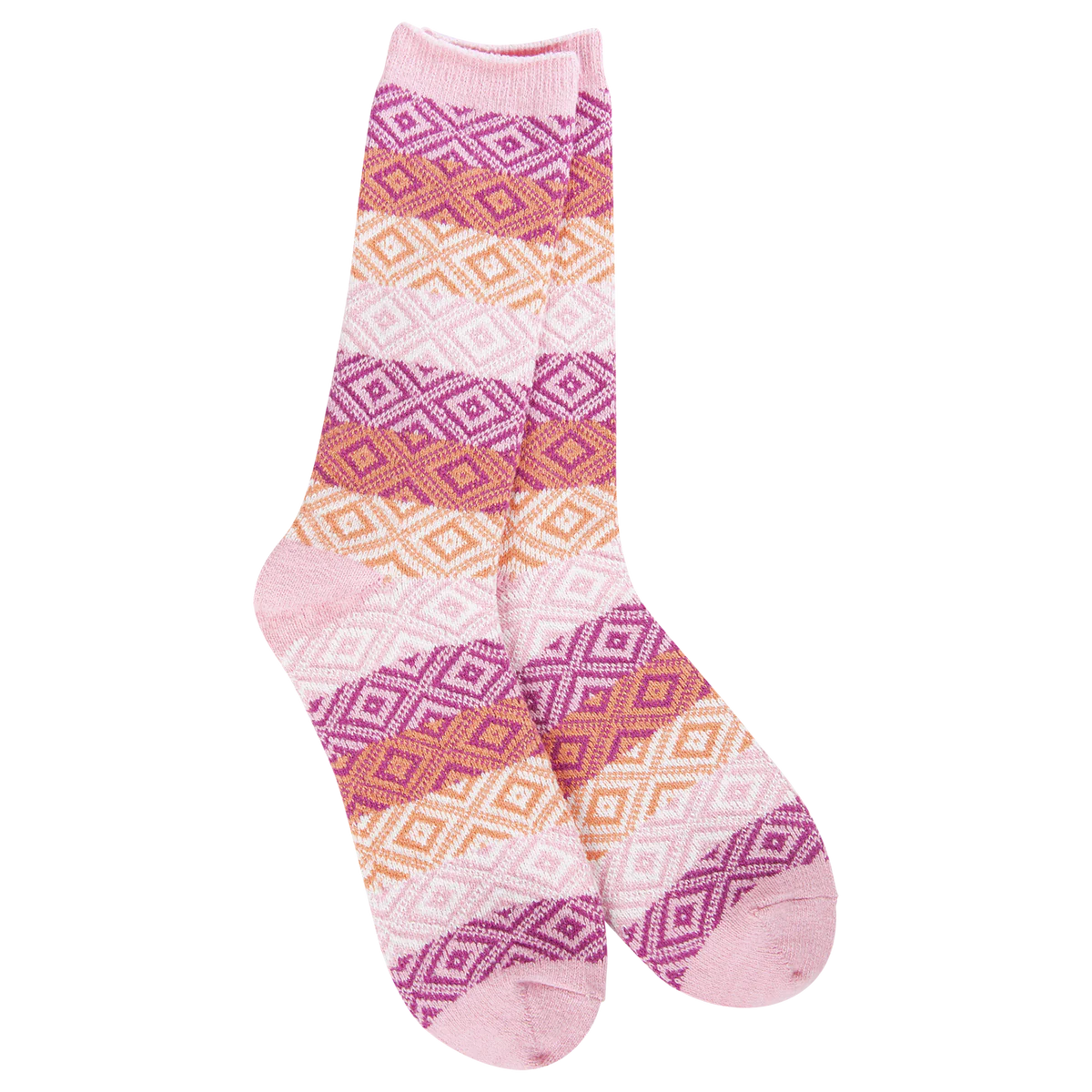 Cashmere Blend Sock Slippers for Luxury World's Softest Sock + Pink Weekend Gem Crew Cashmere Blend Sock Slippers for Luxury World's Softest Sock + Pink Weekend Gem Crew