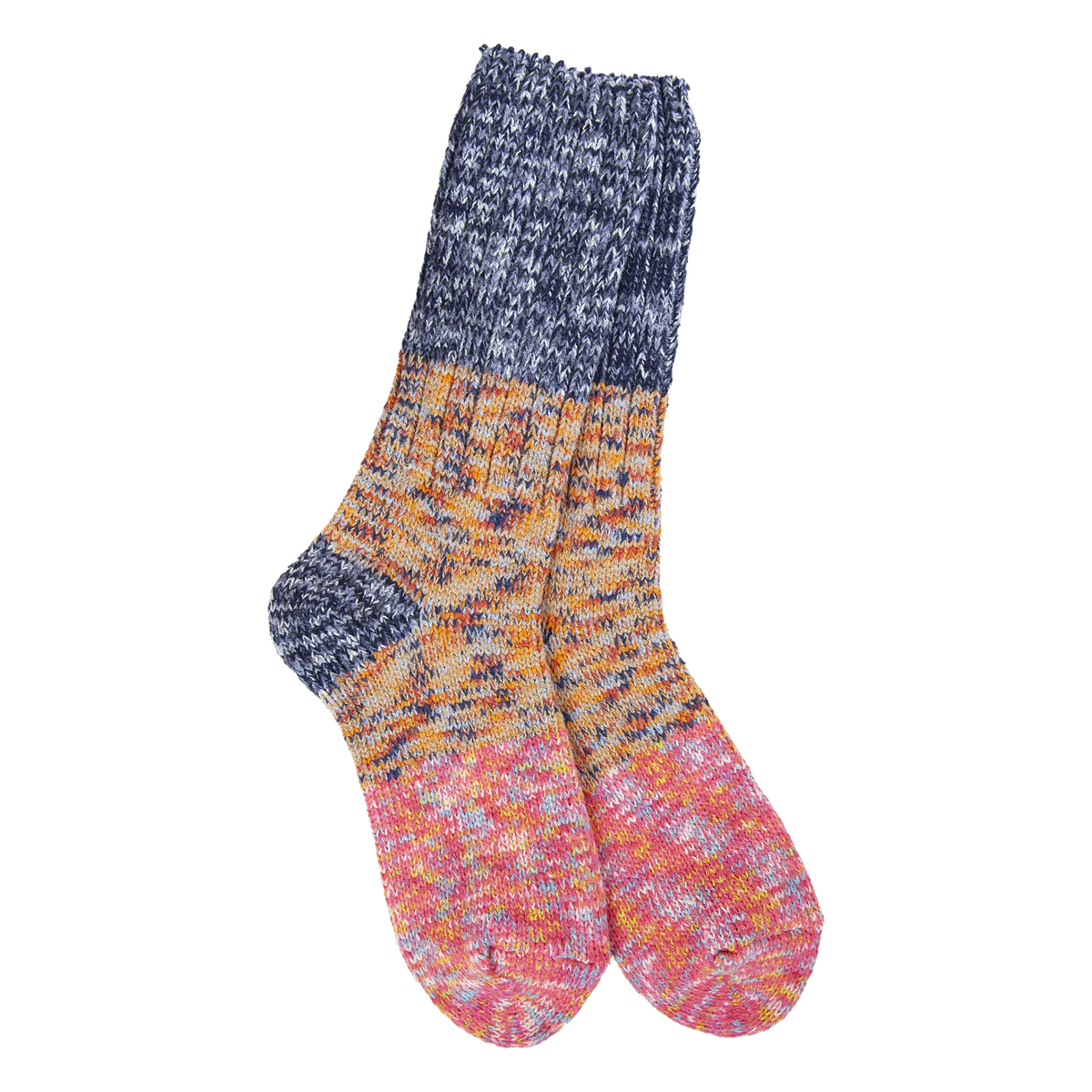 Travel - Friendly Sock Slippers for On - the - Go Comfort World's Softest Socks + Weekend Crew Ragg Colorblock Travel - Friendly Sock Slippers for On - the - Go Comfort World's Softest Socks + Weekend Crew Ragg Colorblock