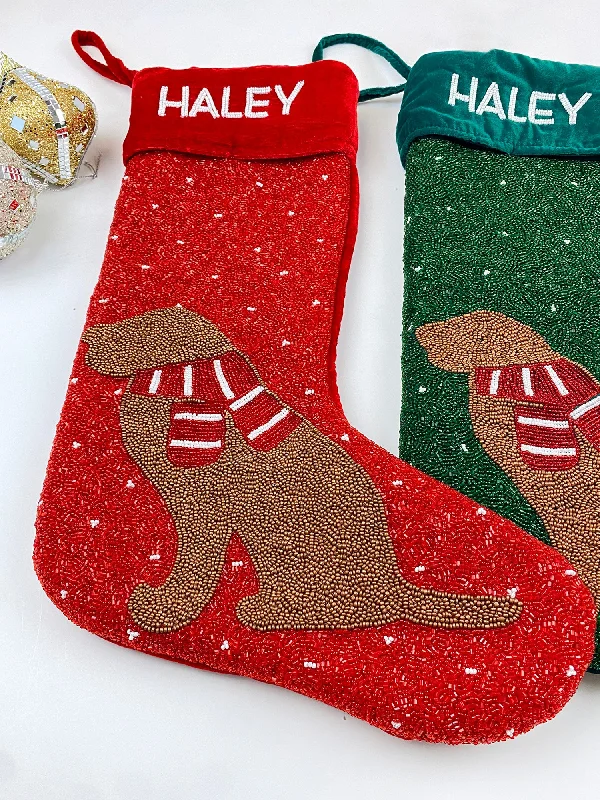 Cotton - blend stockings for breathability Custom Christmas Stockings
