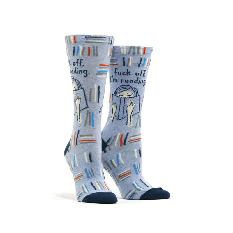 Women's arch - support socks for better comfort F**k Off I'm Reading Novelty Socks
