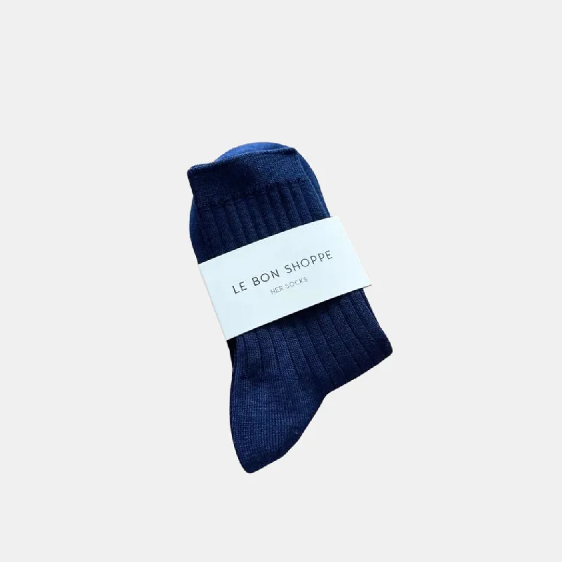 Women's cashmere - blend socks for extra softness Her Socks (Midnight)