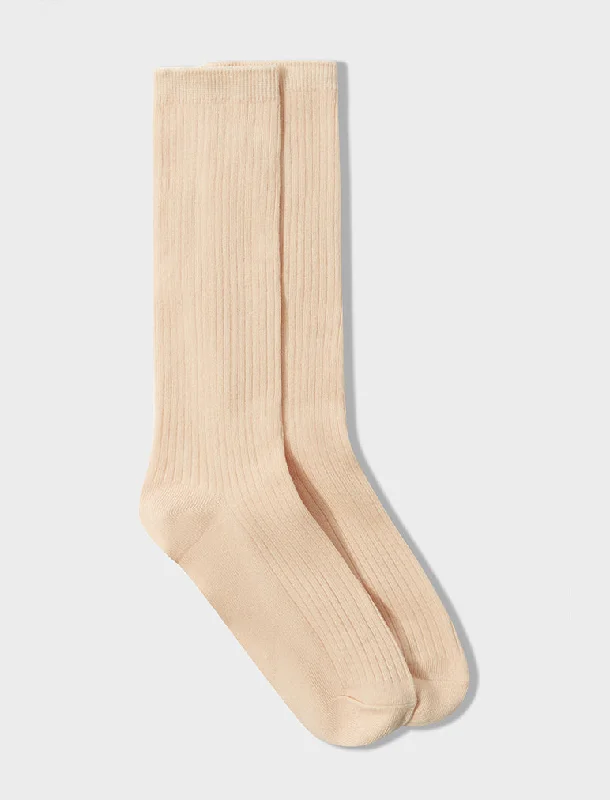 Glittery Sock Slippers for a Sparkly Effect​ Organic Cotton Rib Socks
