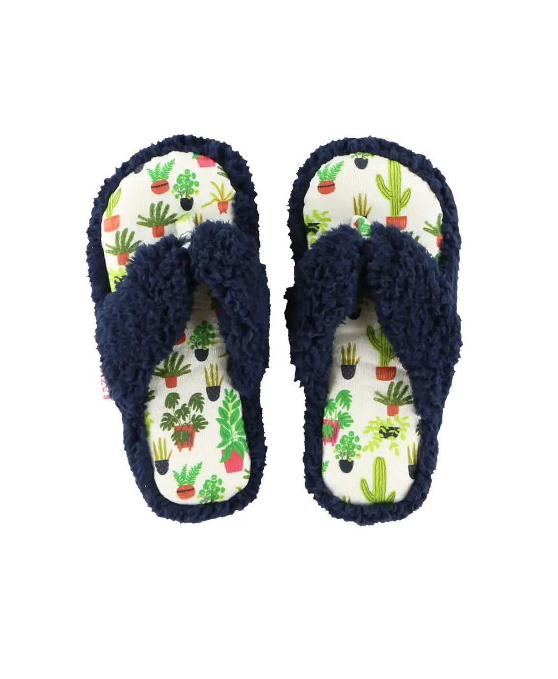 Patchwork Sock Slippers for a Bohemian Style​ Plant Lady Spa Slippers