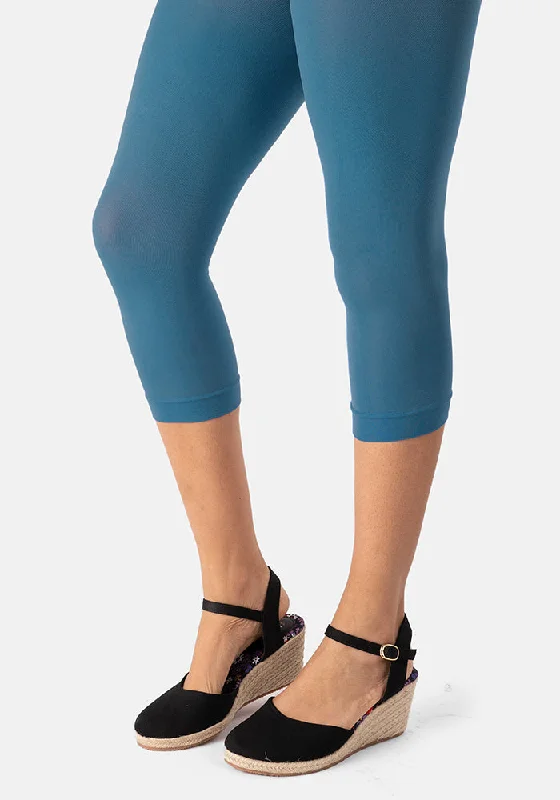 Sparkle Tights for Parties Premium 50 Denier Capri Tights Denim