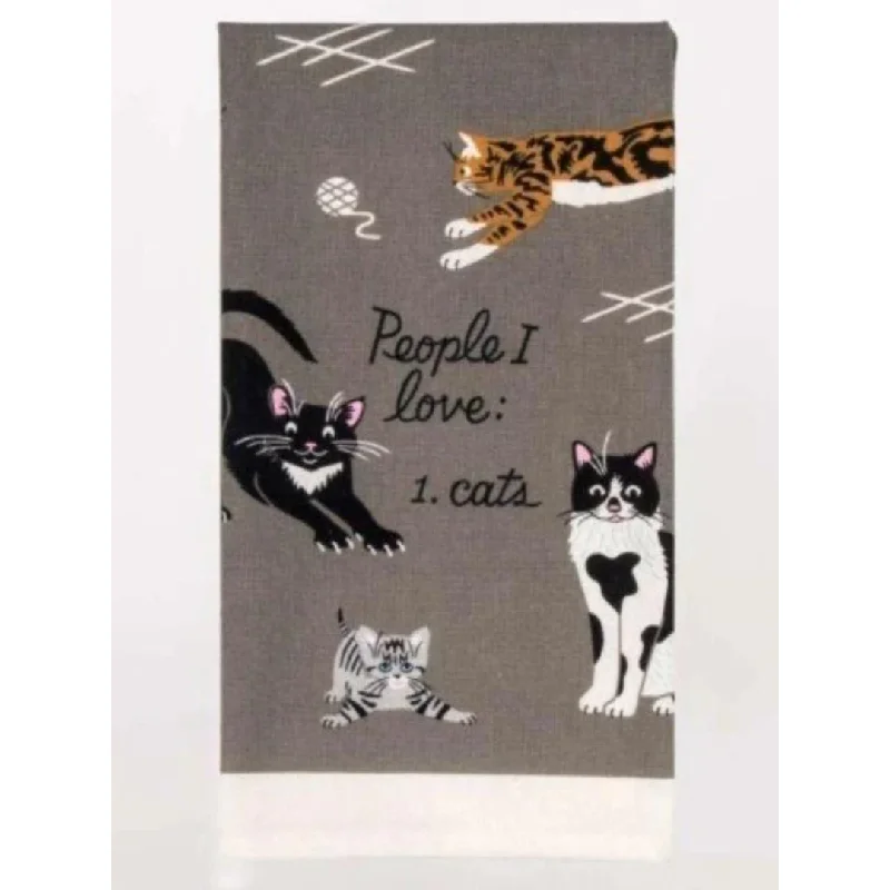 Women's thermal socks for cold weather Sassy Dish Towel: People I Love: Cats