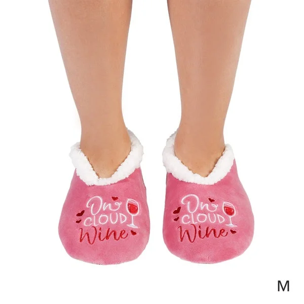 Animal - Print Sock Slippers for a Bold Statement Snuggups On Cloud Wine Slippers Medium Animal - Print Sock Slippers for a Bold Statement Snuggups On Cloud Wine Slippers Medium