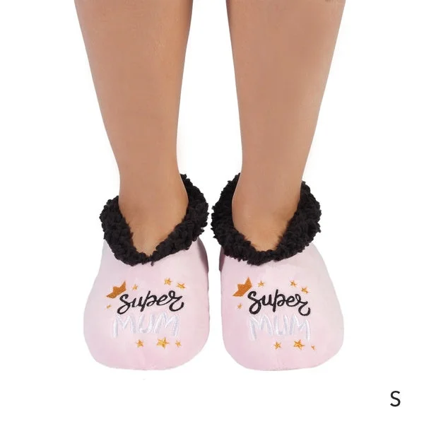 Knee - High Sock Slippers for Maximum Warmth​ Snuggups Super Mum Slippers Small