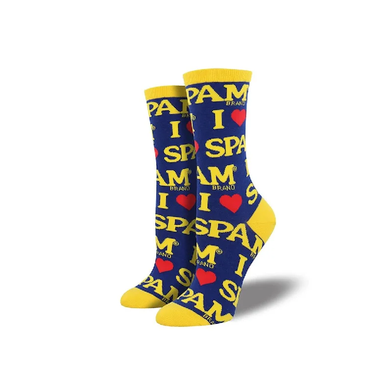 Women's spandex - infused socks for stretch SPAM Novelty Socks