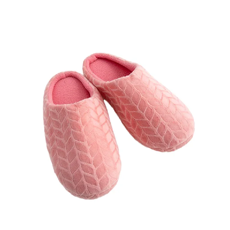 Sock Slippers with Fur Trim for a Cozy Look​ Textured Slipper Mule