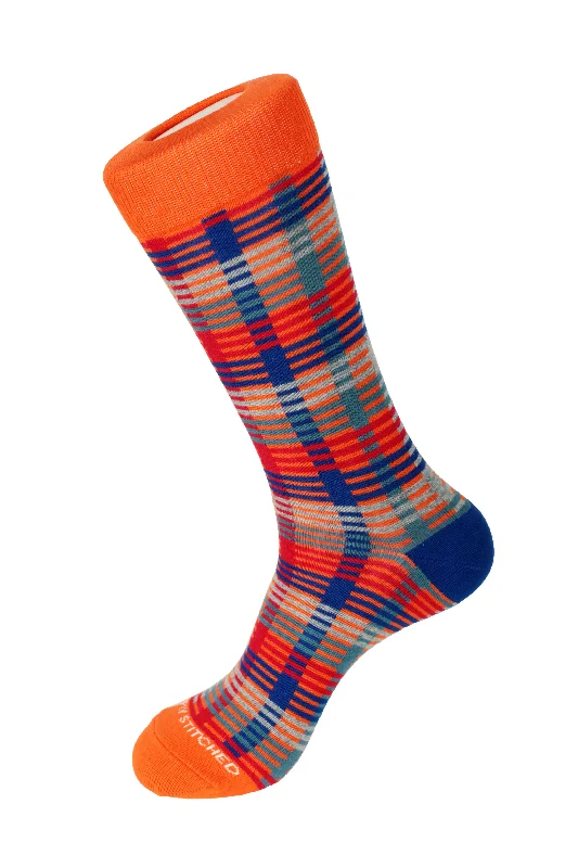 Women's argyle - patterned thigh - high socks Mirage Stripe Crew Sock