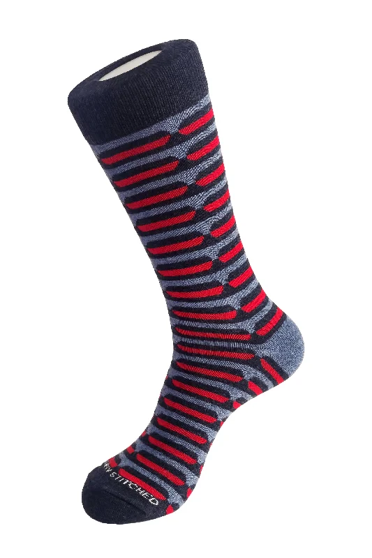 Women's non - slip socks for safety DECO STRIPE
