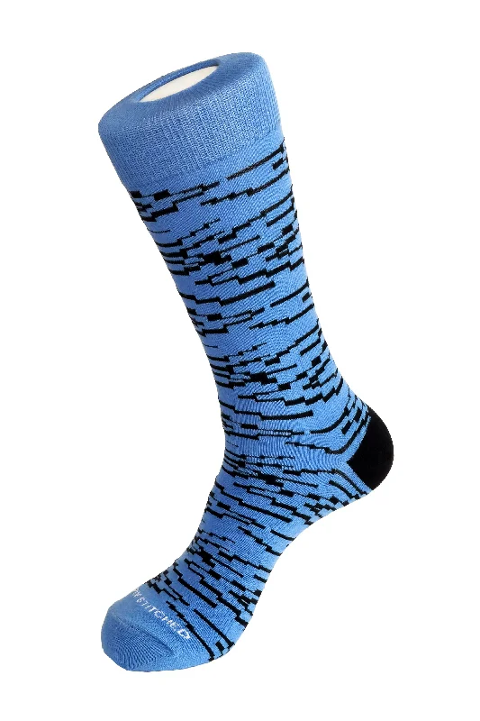 Women's silk - lined socks for a luxurious feel META TIGER STRIPE