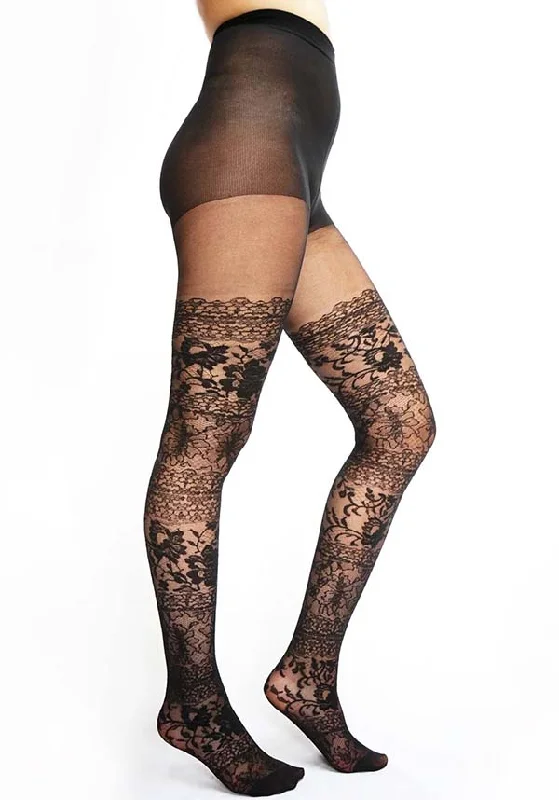 Hypoallergenic stockings for sensitive skin Vintage Lace | TIGHTS