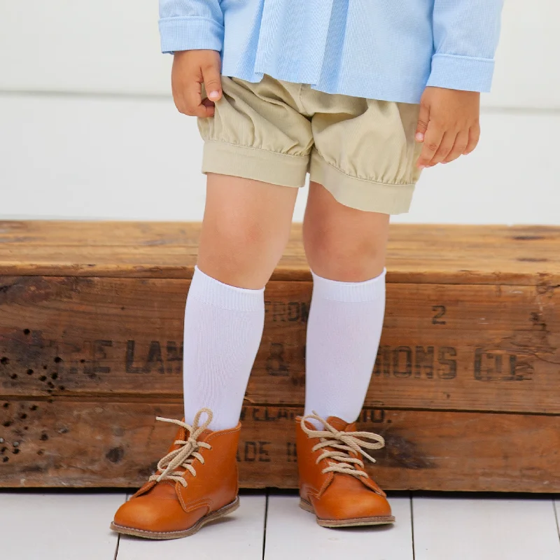 Sheer Tights for Women White Knee Socks (unisex)