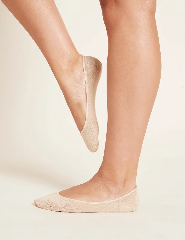 Women's leather - look socks for an edgy style Women's Everyday Liner Socks - Nude