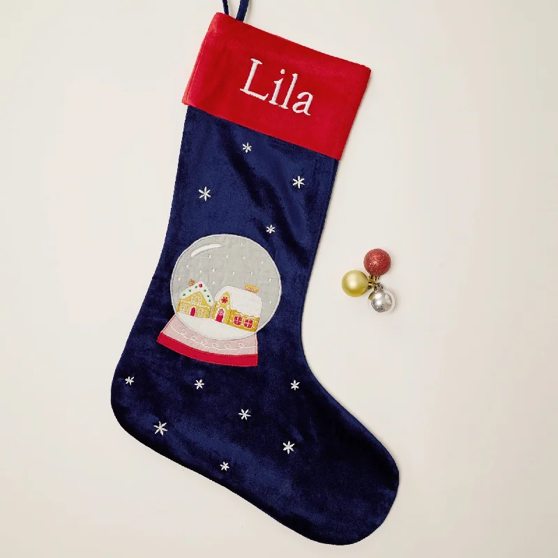 Sports stockings for athletic activities Wonderland Snowglobe Stocking