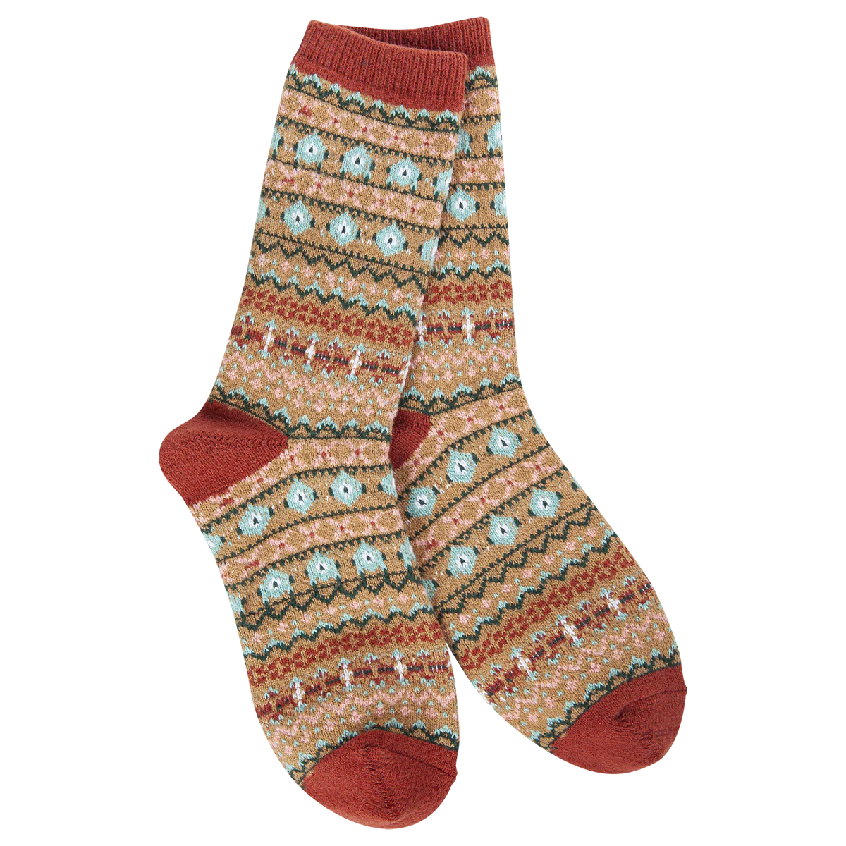 Gel - Cushioned Sock Slippers for Arch Support World's Softest Sock + Nordic Brown Crew Gel - Cushioned Sock Slippers for Arch Support World's Softest Sock + Nordic Brown Crew
